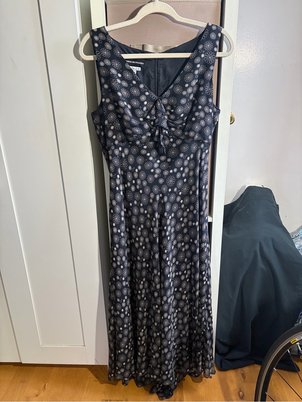 100% silk hi-low cocktail dress
